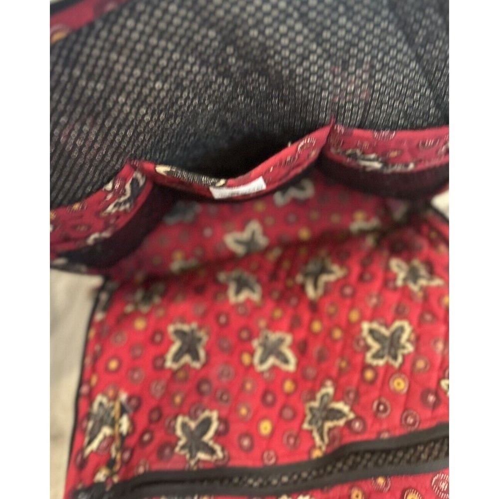Large Vera Bradley Shoulder‎ Bag Retired Red Coin Pattern - Picture 6 of 7